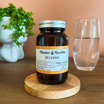 Gélules de réglisse bio Plantes & Recettes, qualité herboristerie, fabrication française, capsules végétales vegan en pilulier verre ambré, cure 1 mois.