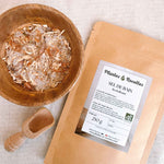Sel de bain revitalisant Plantes et Recettes aux plantes naturelles avec sel d epsom pour un bain tonifiant et relaxant
