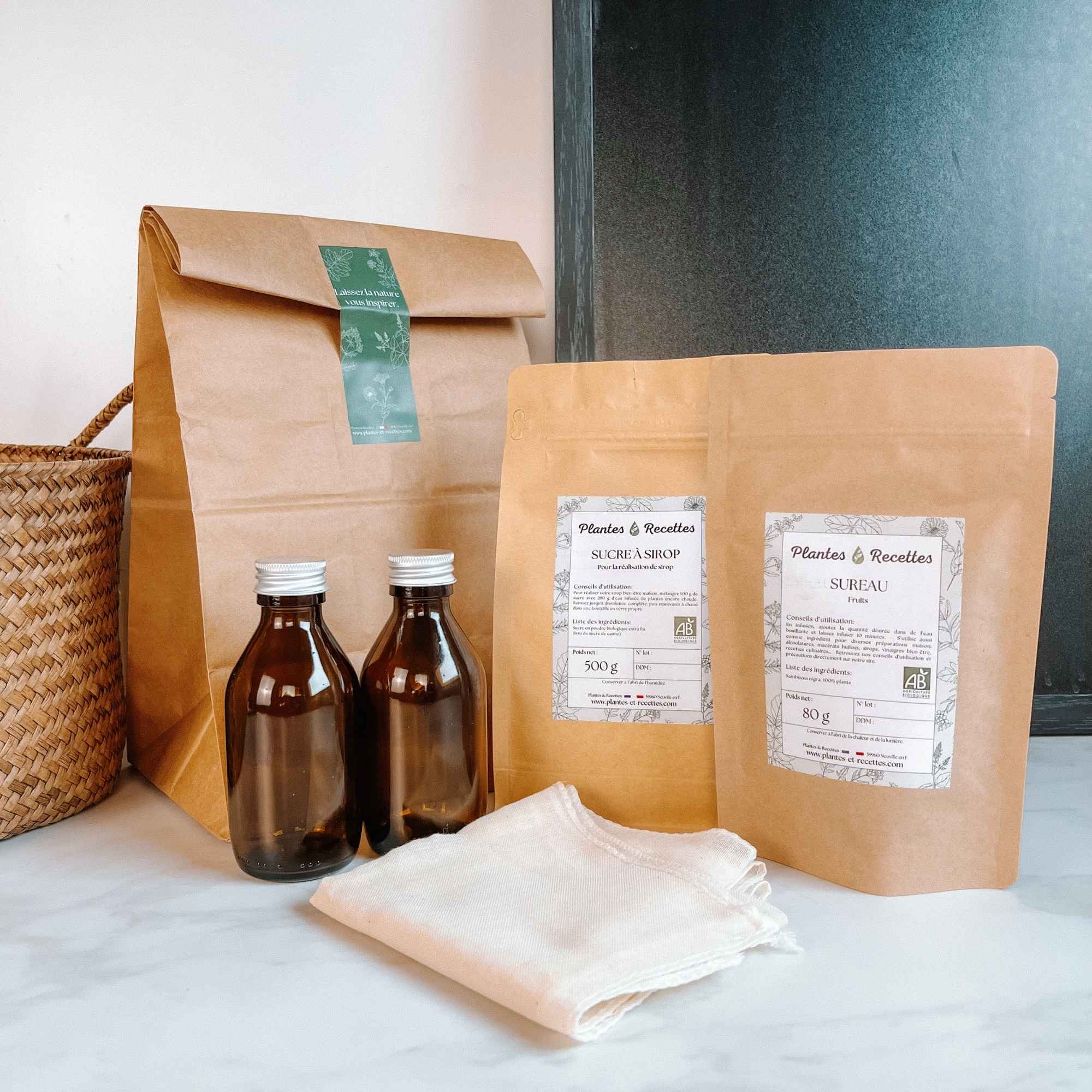 Coffret recette du sirop de sureau – Plantes et Recettes