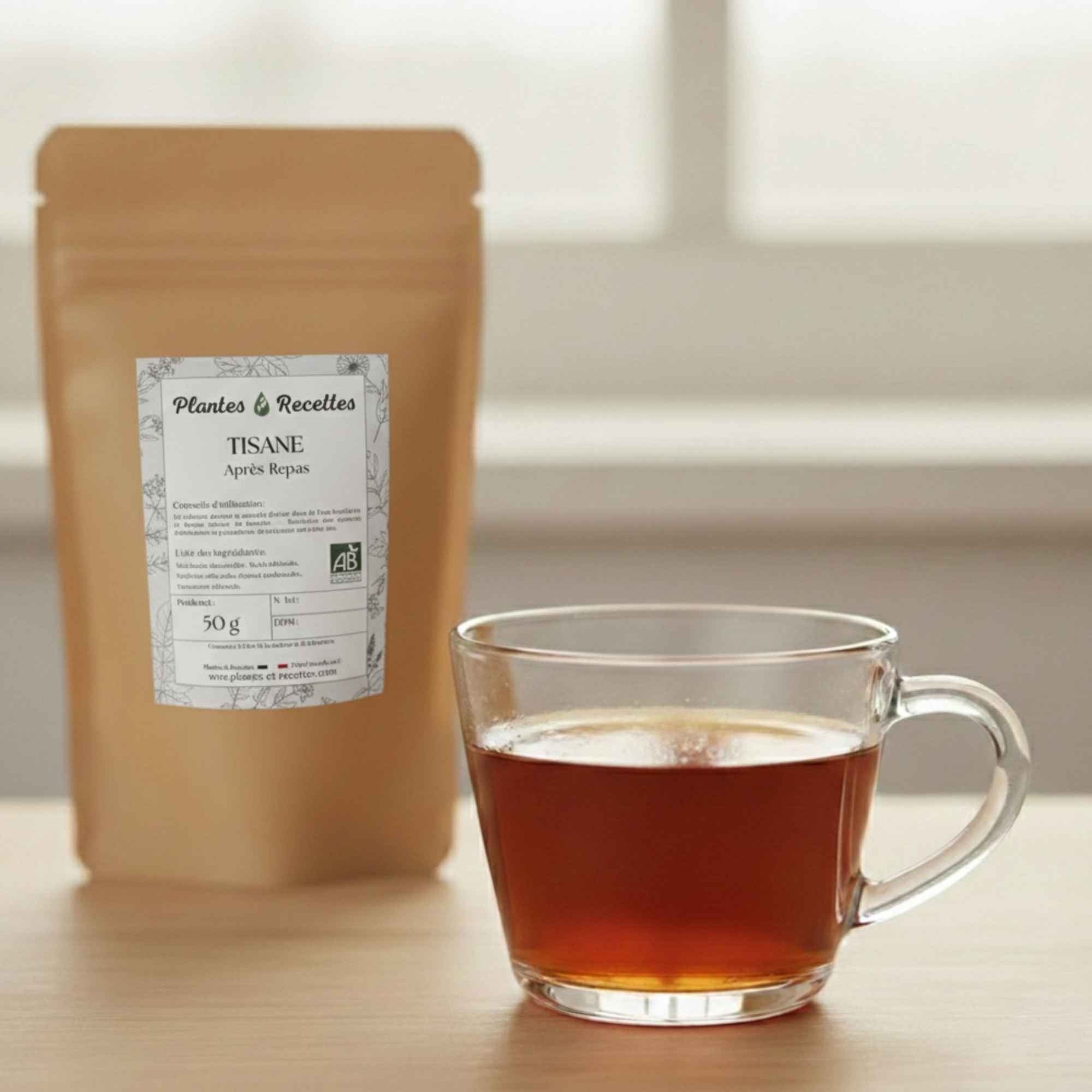 Tisane Après Repas bio – mélange de plantes aromatiques traditionnellement utilisées après le repas