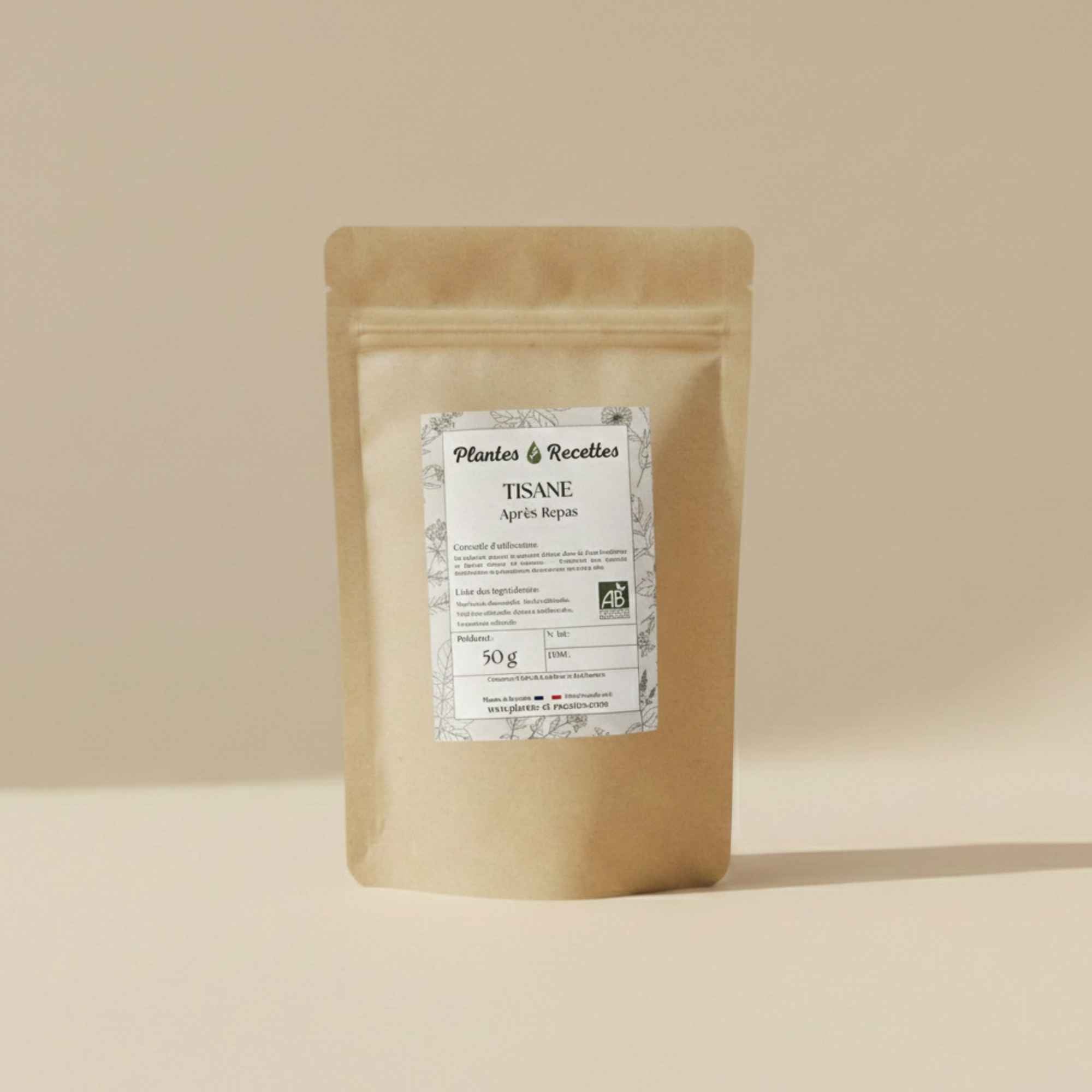 Tisane Après Repas bio – infusion de plantes sélectionnées pour accompagner la fin de repas