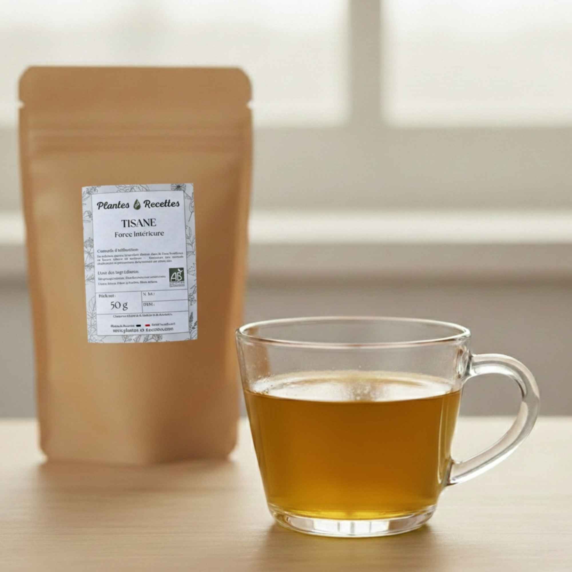 Tisane Force Intérieure bio – mélange de plantes aux notes toniques pour accompagner le quotidien