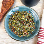 Mélange d’épices Tomate Mozzarella bio Plantes & Recettes, assaisonnement méditerranéen à base d’herbes et d’épices pour salades et pizzas.