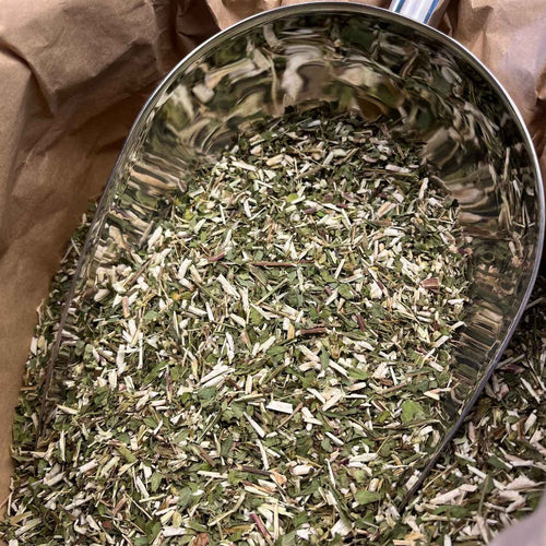 Photo de verge d'or  sommités fleuries bio séchée vendue par Plantes & Recettes, spécialisée en plantes médicinales de qualité.